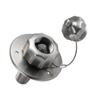 G-SunnyオールメタルRVシティウォーターインレット(チェックバルブ付き)